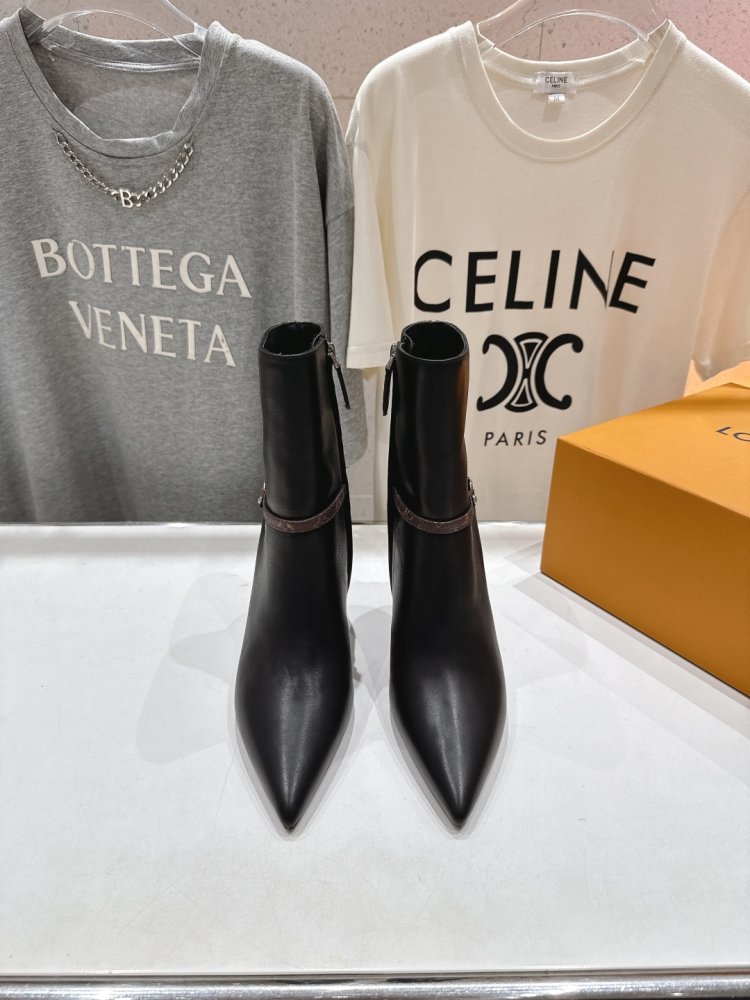 Ботильоны на высоком каблуке фото 2