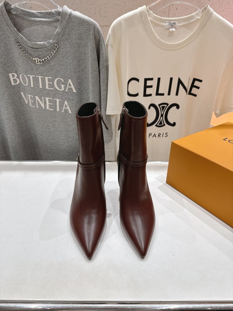 Ботильоны на высоком каблуке фото 2