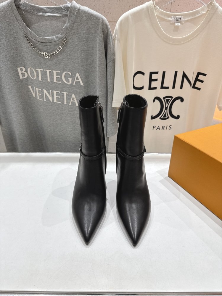 Ботильоны на высоком каблуке фото 2