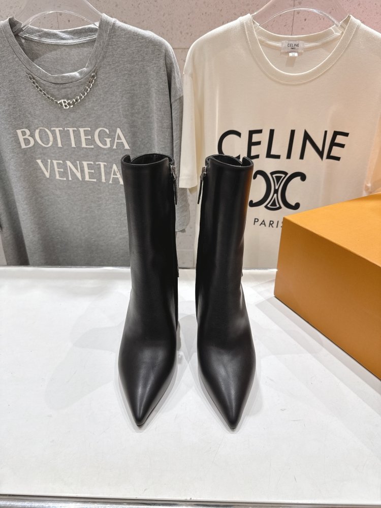 Ботильоны на высоком каблуке фото 2