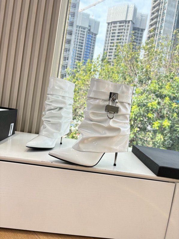 Ботильоны на высоком каблуке фото 2