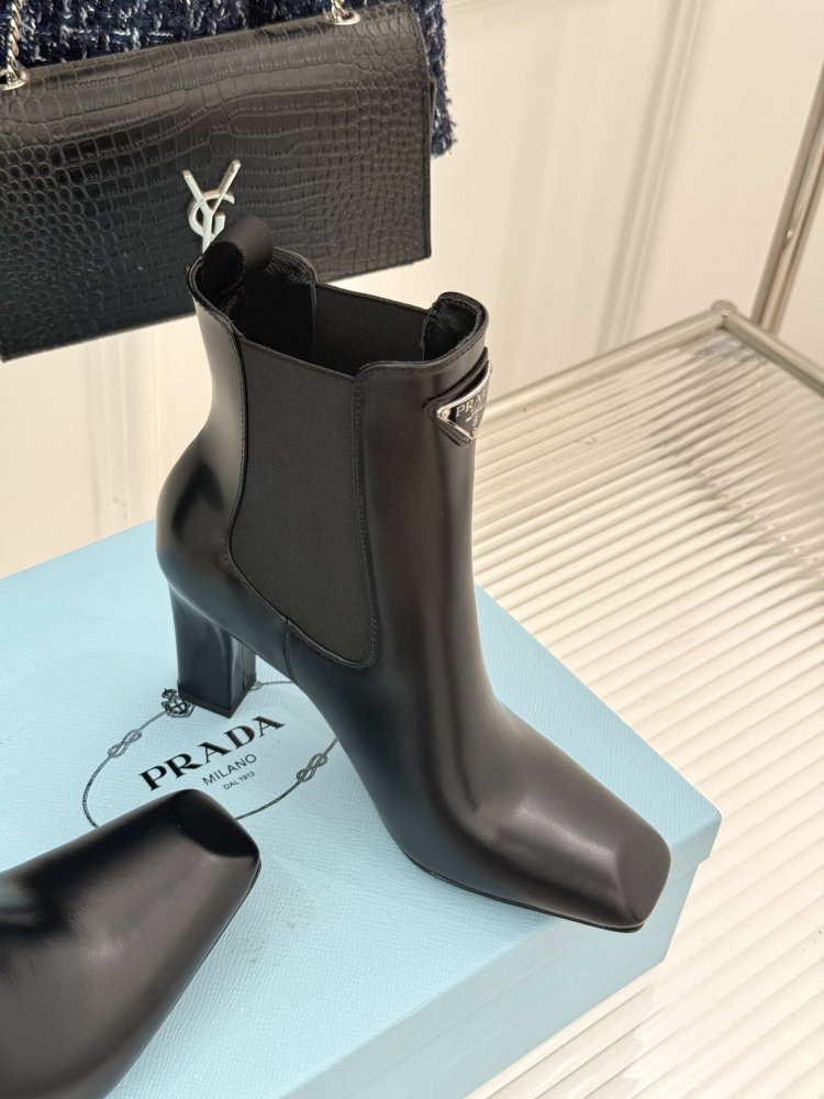 Ботильоны на высоком каблуке фото 3