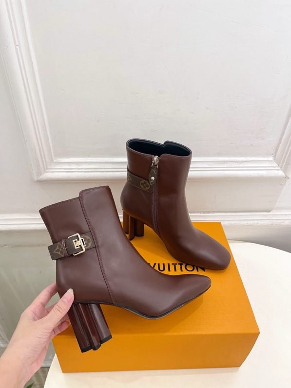 Ботильоны на высоком каблуке фото 3