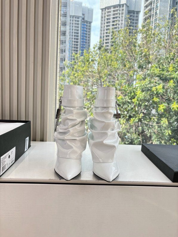 Ботильоны на высоком каблуке фото 4