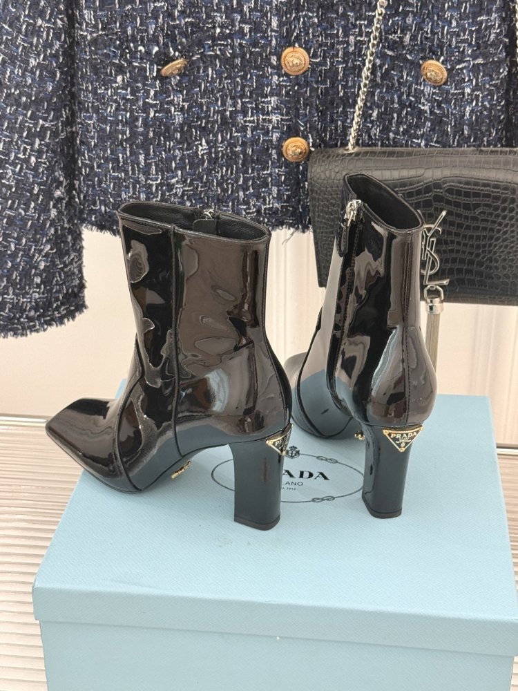 Ботильоны на высоком каблуке фото 5