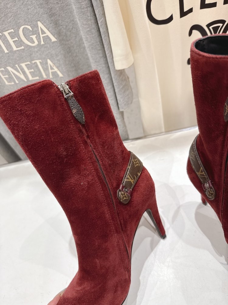 Ботильоны на высоком каблуке фото 7