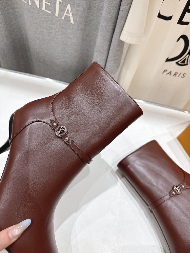 Ботильоны на высоком каблуке фото 7