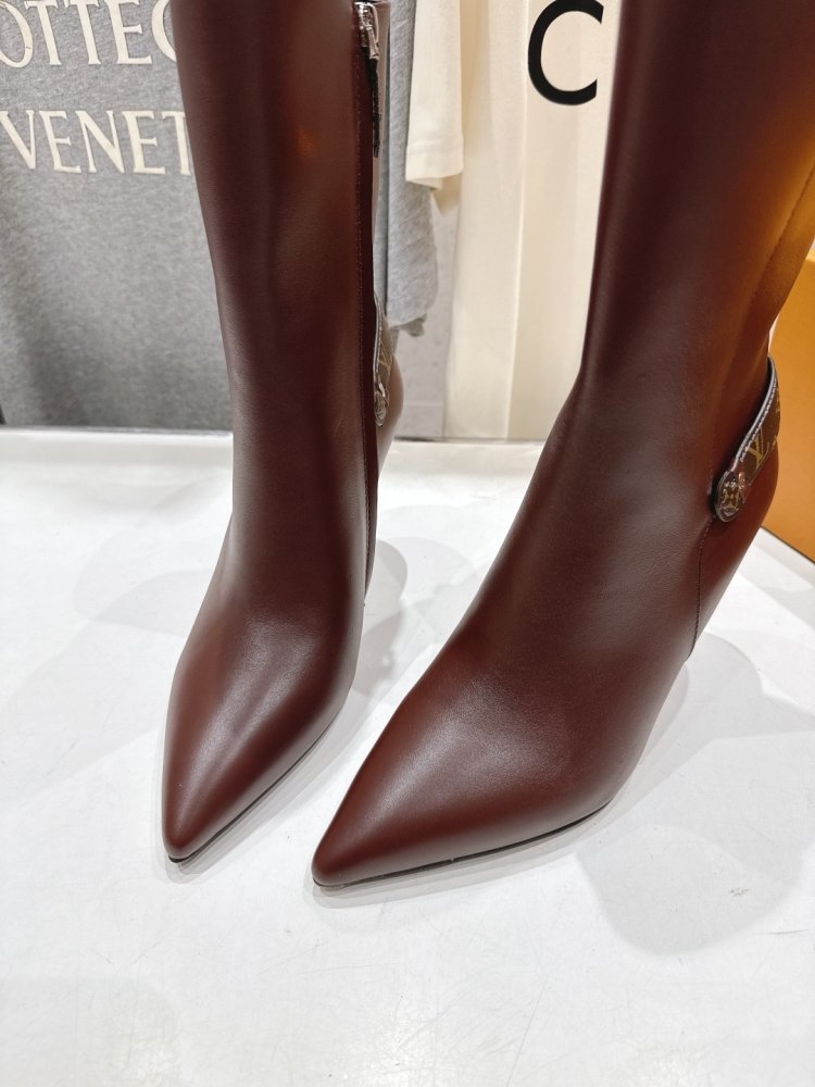 Ботильоны на высоком каблуке фото 7