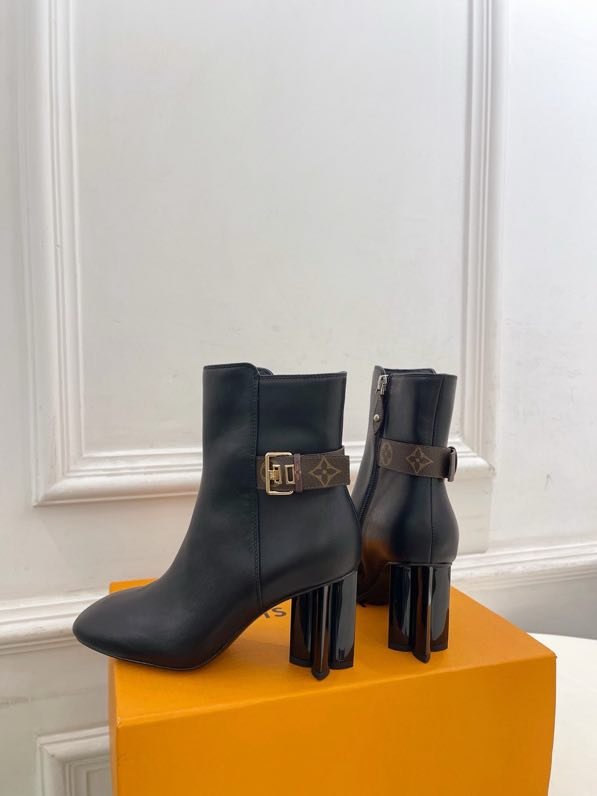 Ботильоны на высоком каблуке фото 7