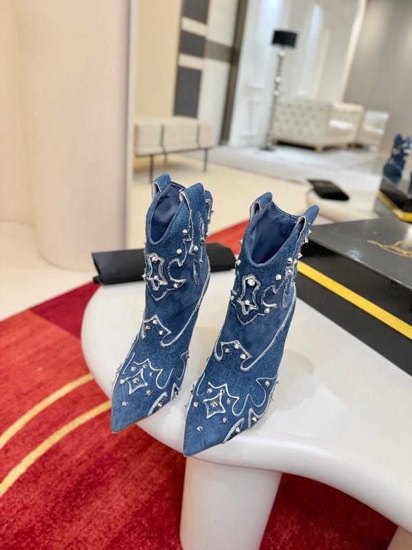 Ботильоны на высоком каблуке фото 7