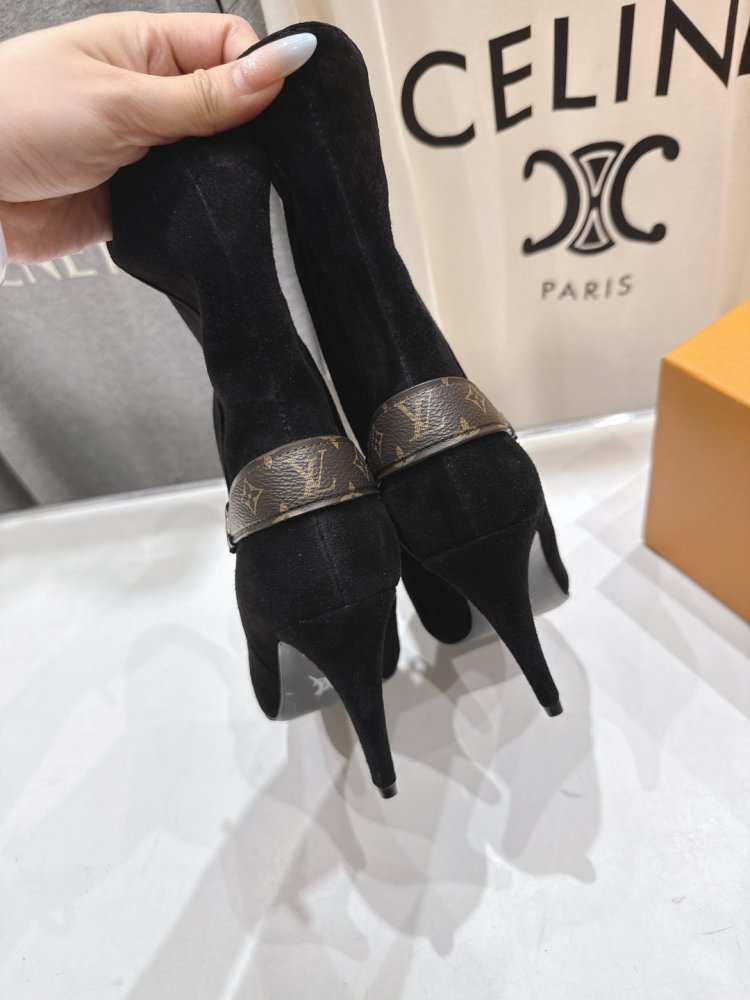 Ботильоны на высоком каблуке фото 8