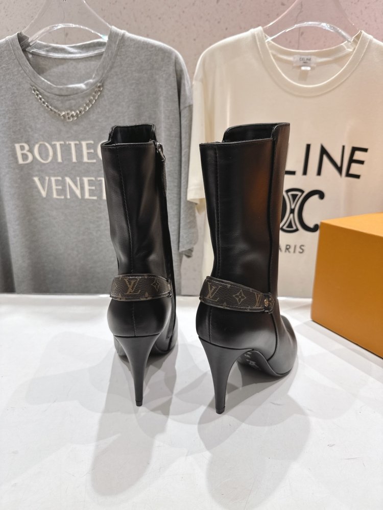 Ботильоны на высоком каблуке фото 8