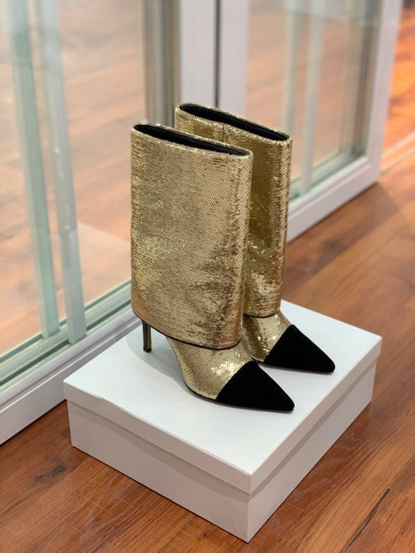 Ankle boots on high heel фото 9