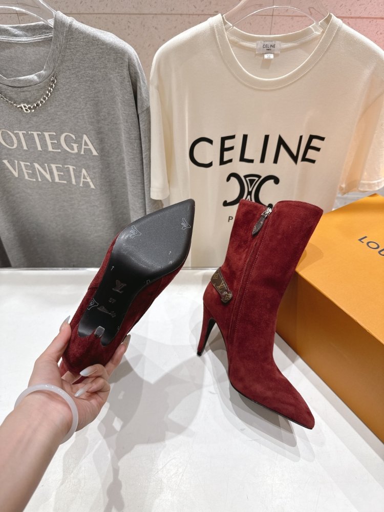 Ботильоны на высоком каблуке фото 9