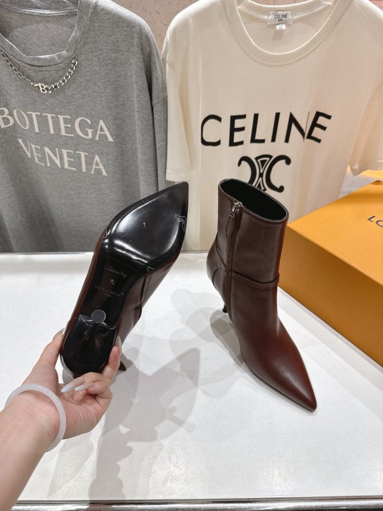 Ботильоны на высоком каблуке фото 9