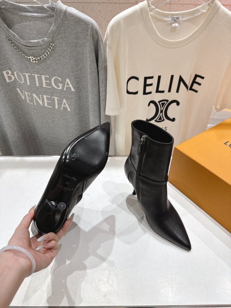 Ботильоны на высоком каблуке фото 9