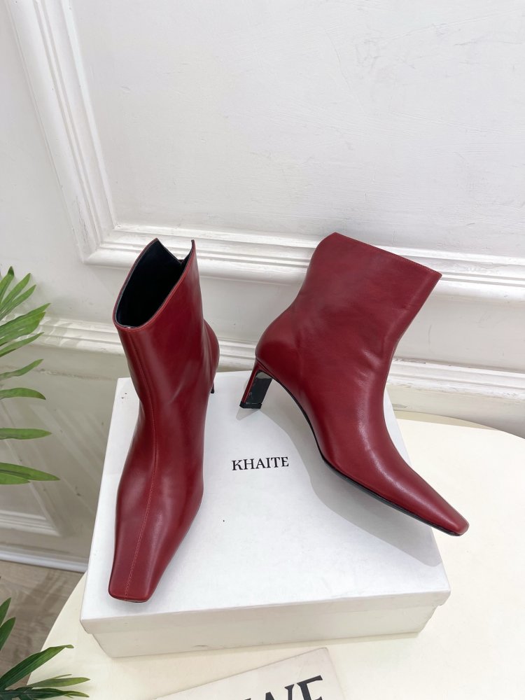 Ботильйони з квадратним носком і каблуком чарочкою фото 4