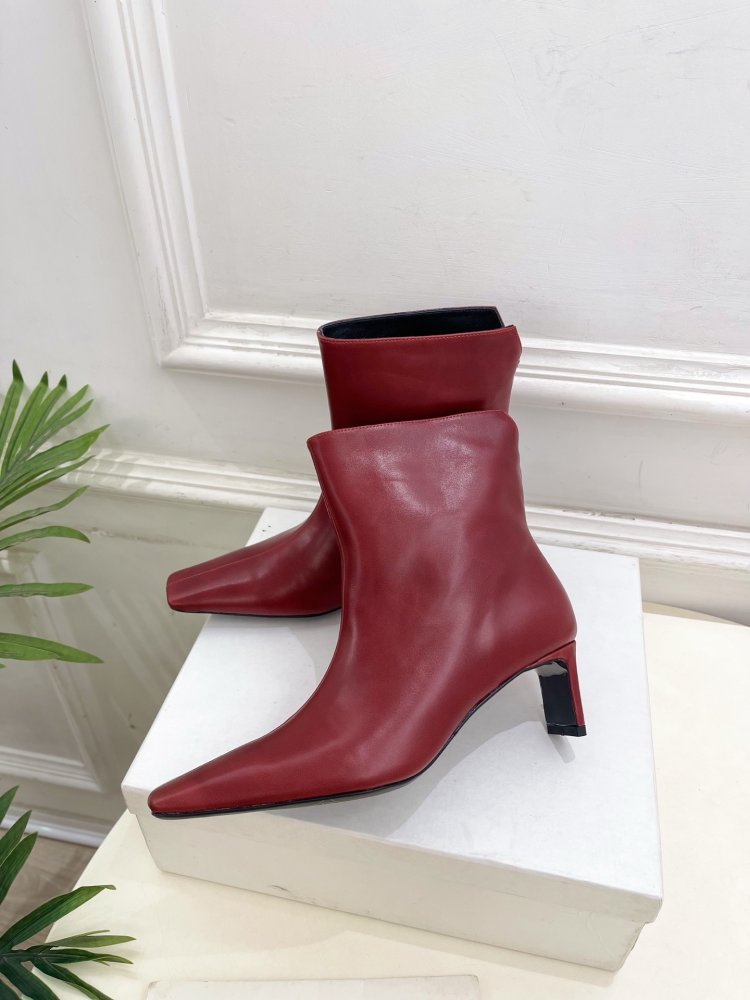 Ботильйони з квадратним носком і каблуком чарочкою фото 5