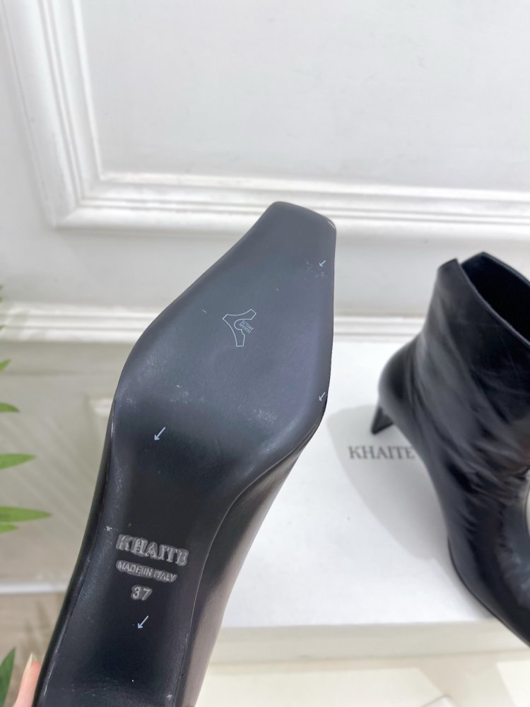 Ботильйони з квадратним носком і каблуком чарочкою фото 9