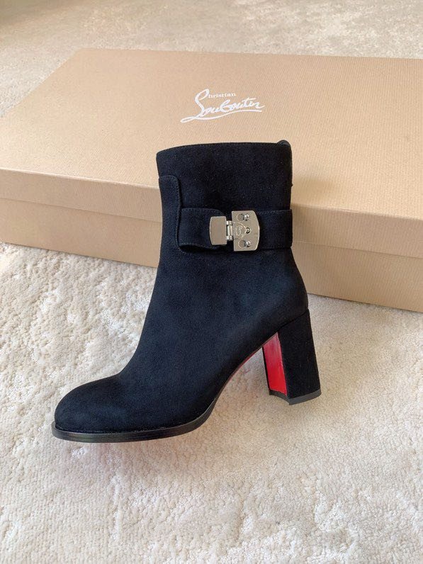 Ботильоны замшевые фото 2