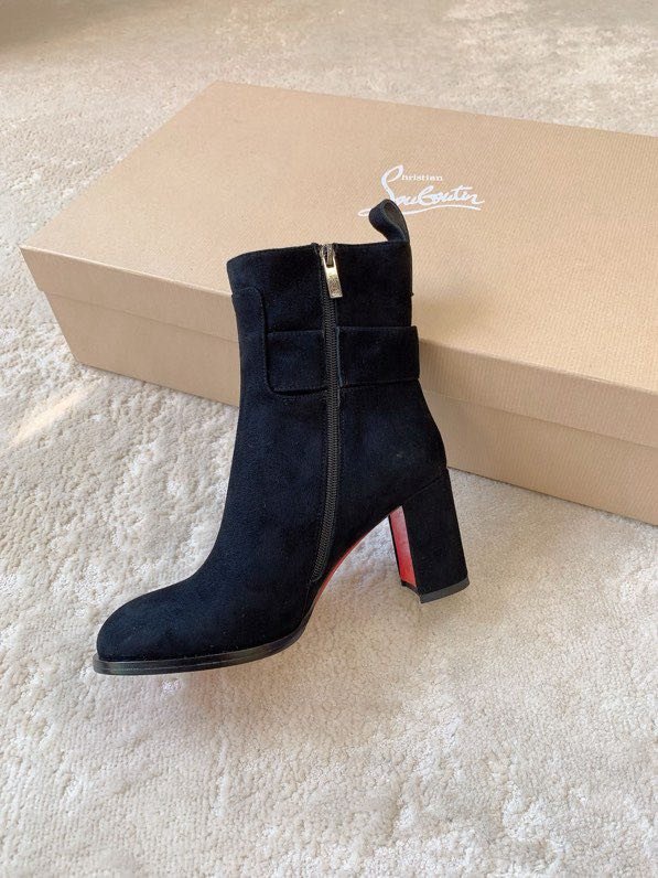 Ботильоны замшевые фото 4