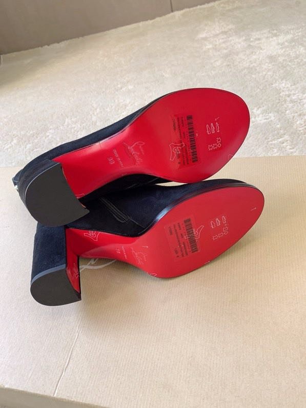 Ботильоны замшевые фото 7