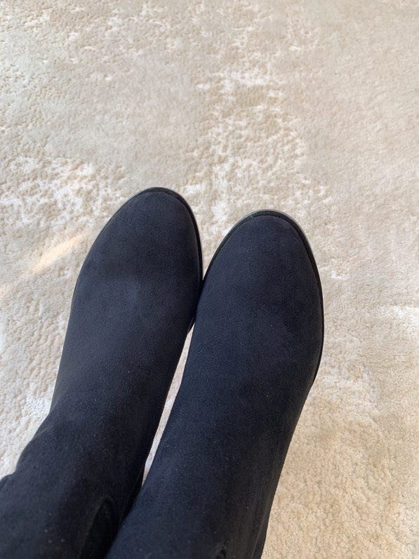 Ботильоны замшевые фото 8