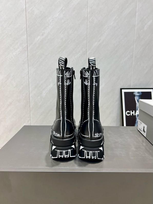 Ботинки Balenciaga Bulldozer кожаные фото 8