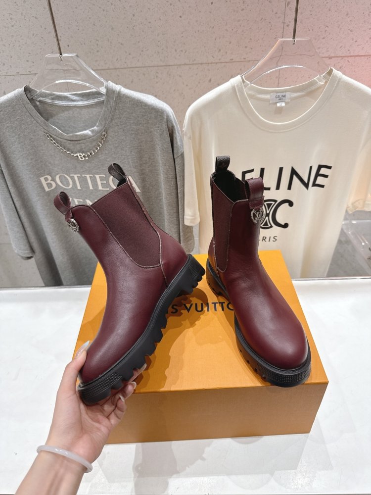 Ботинки Chelsea на толстой подошве женские фото 5