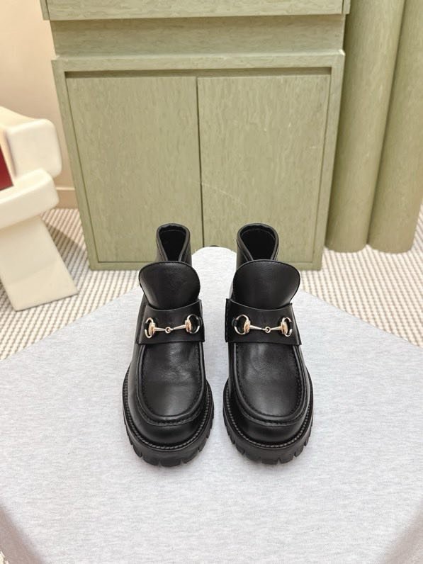 Ботинки Horsebit кожаные