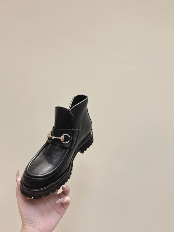 Ботинки Horsebit кожаные фото 3