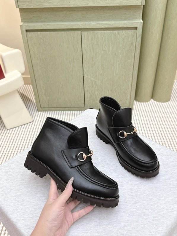 Ботинки Horsebit кожаные фото 7