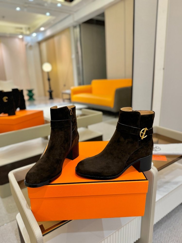 Ботинки Justine кожаные женские фото 6