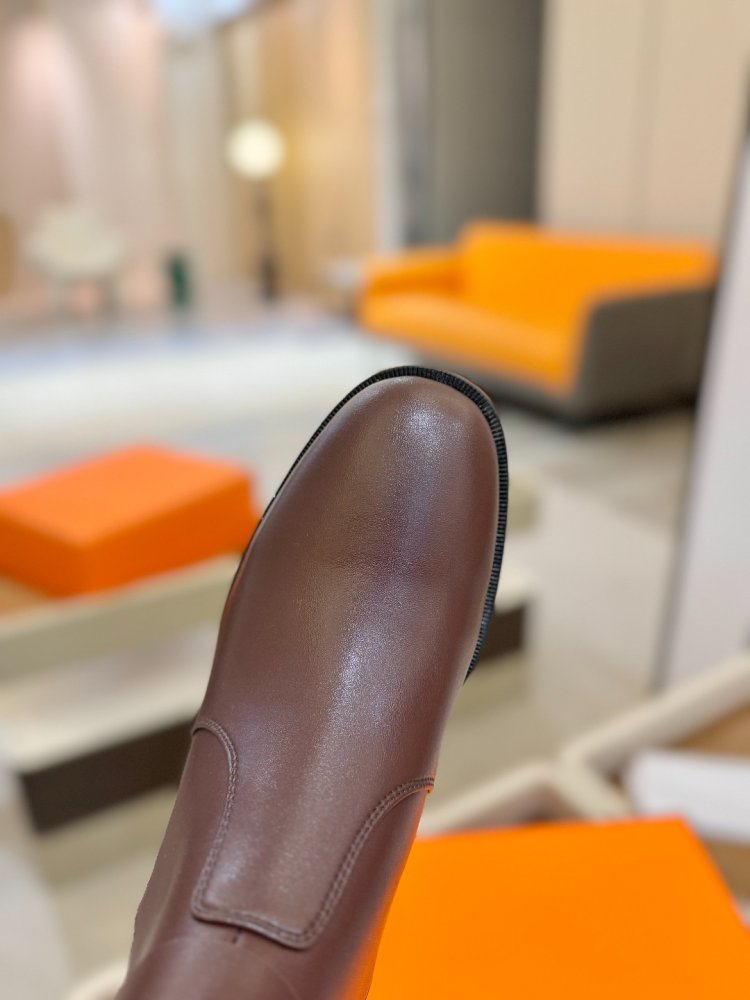 Boots Justine leather women's фото 8