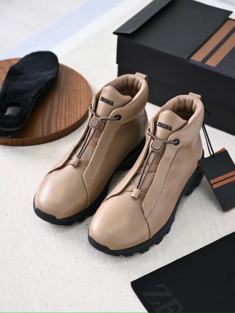 Ботинки кожаные мужские