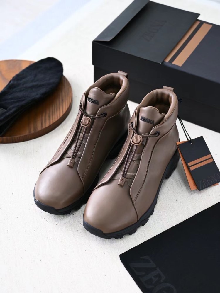 Ботинки кожаные мужские