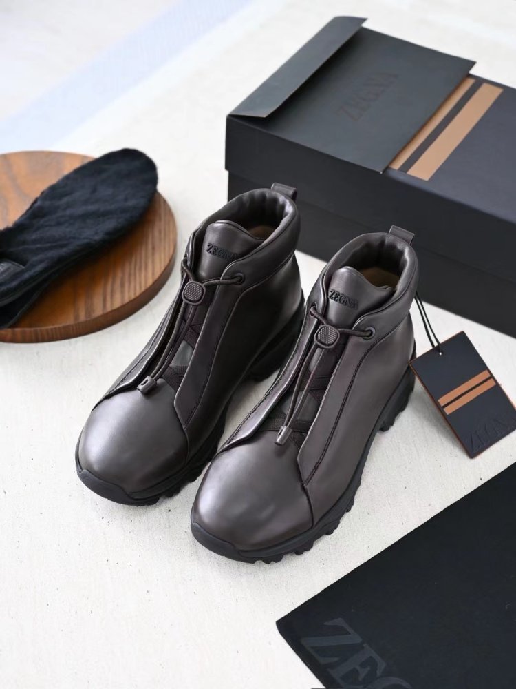 Ботинки кожаные мужские