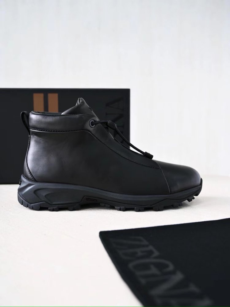 Boots leather men's фото 3