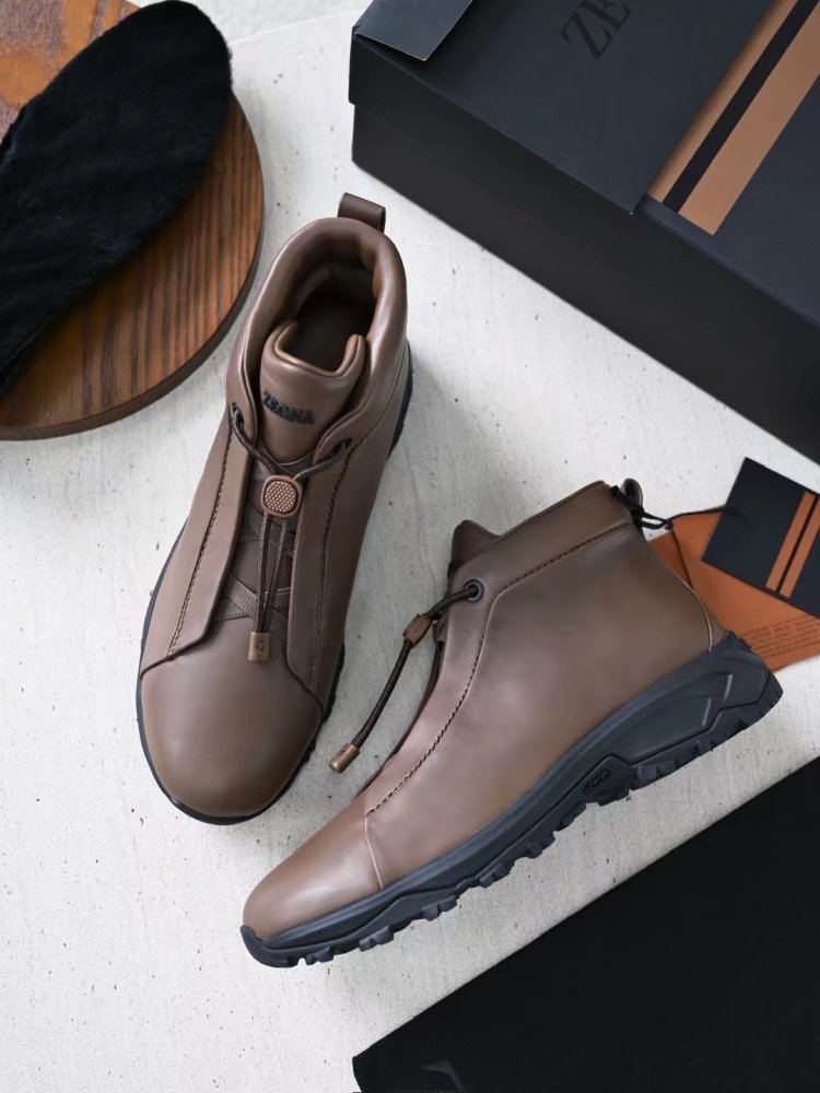 Ботинки кожаные мужские фото 3