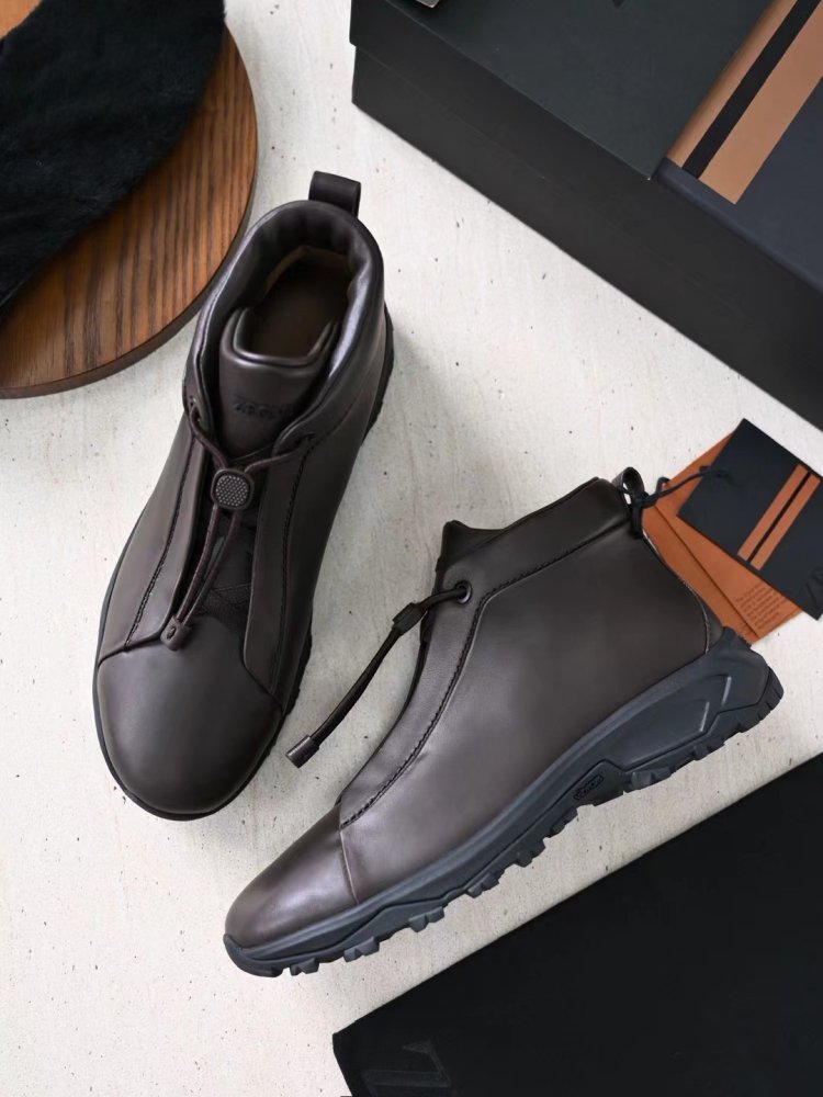 Ботинки кожаные мужские фото 3