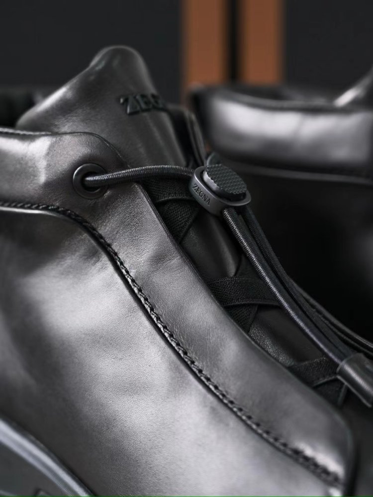 Boots leather men's фото 4