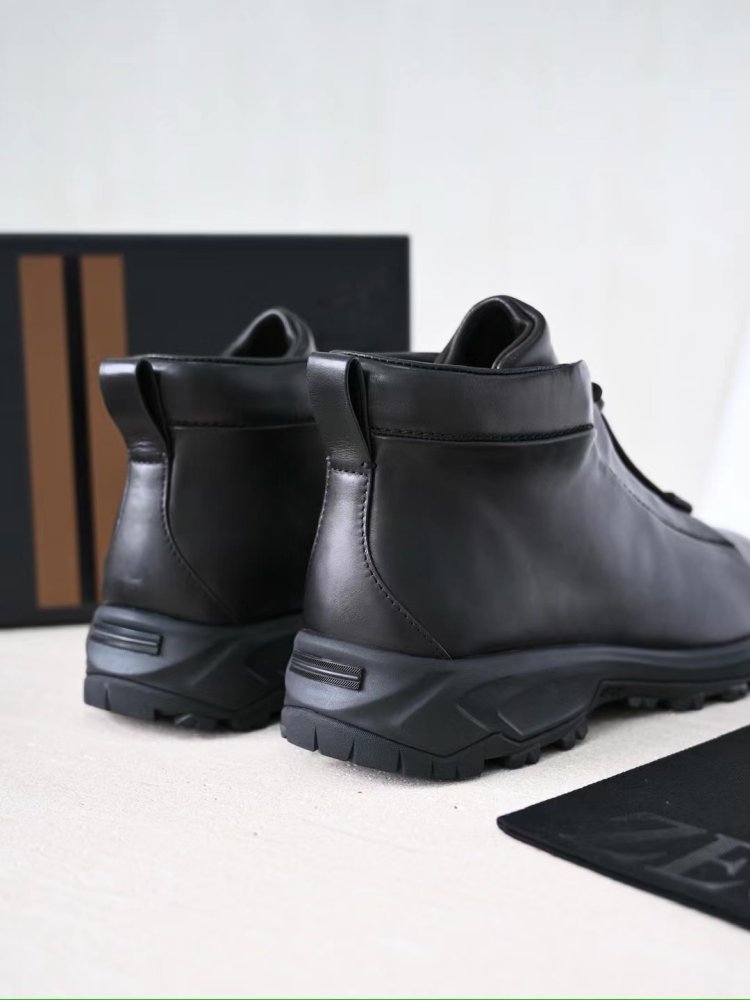 Boots leather men's фото 5