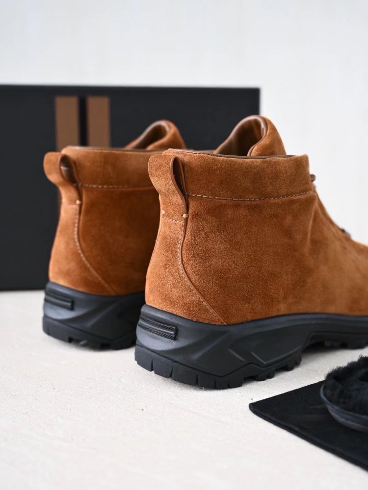 Boots leather men's фото 5