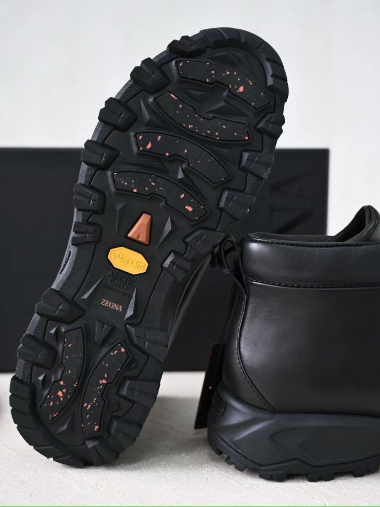 Boots leather men's фото 6