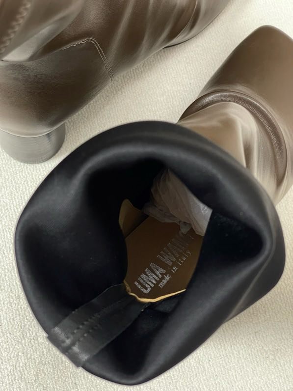 Черевики шкіряні на підборах фото 3