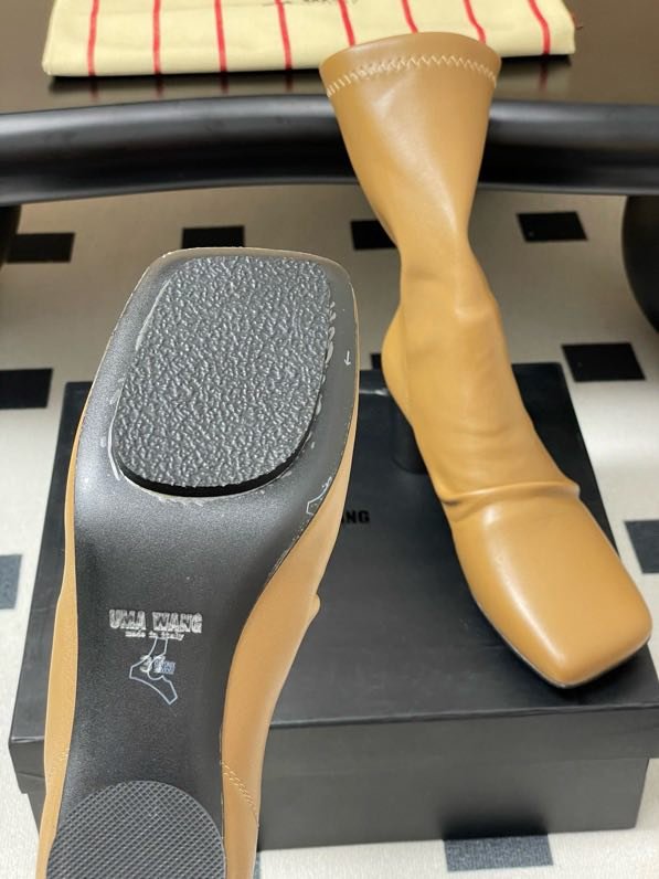 Черевики шкіряні на підборах фото 4