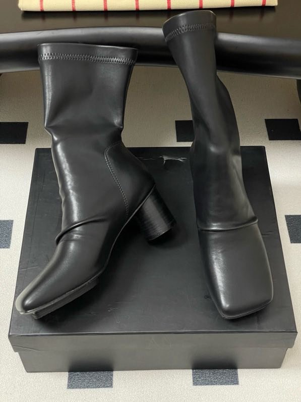 Черевики шкіряні на підборах фото 5