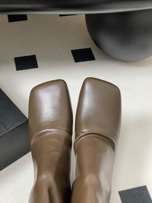 Черевики шкіряні на підборах фото 6