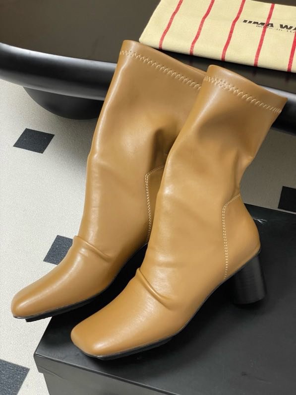 Черевики шкіряні на підборах фото 8