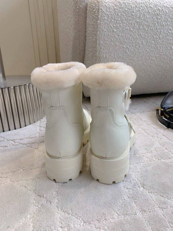 Ботинки кожаные на меху фото 3